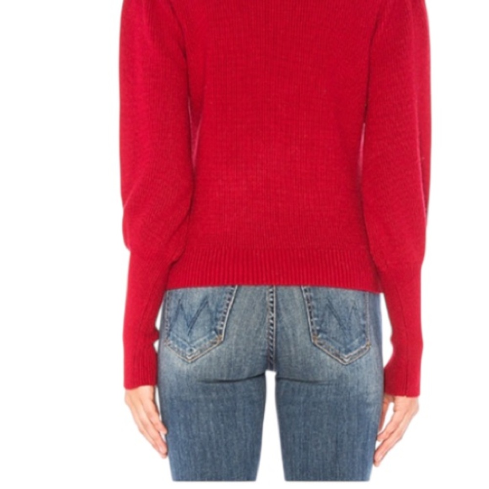 MINKPINK Chandra Red V-Neck Sweater for Women Sz M - Picture 2 of 7